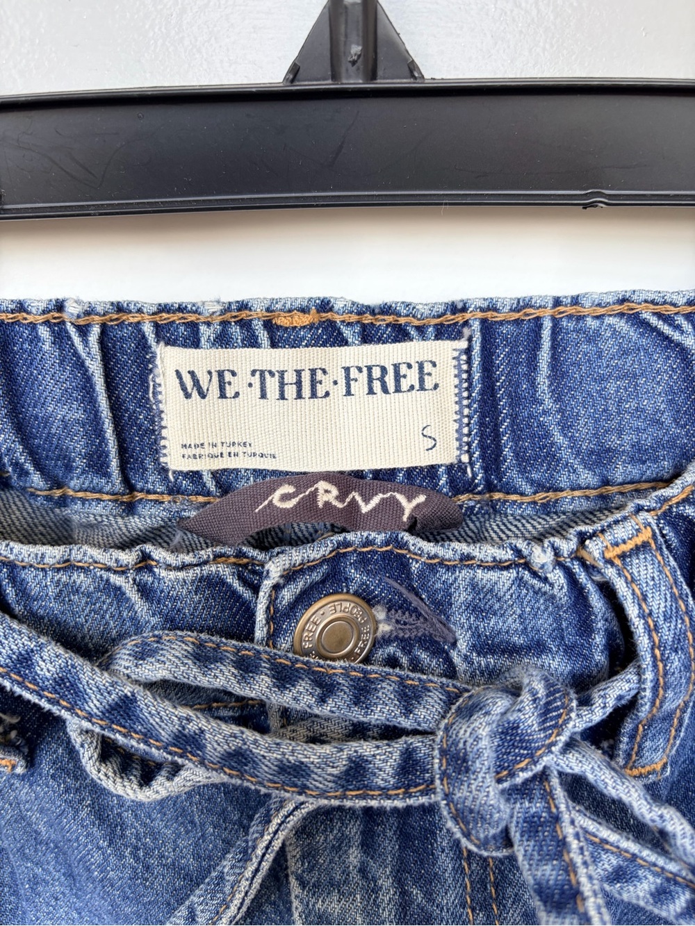 We The Free CRVY Outlaw Wide Leg Jeans Small - Picture 5 of 7